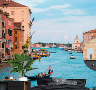 Fototapete Natur Gondel auf canal grande - TenStickers
