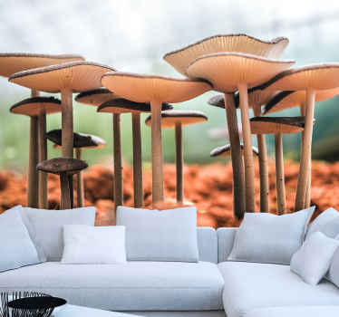 Svampe klynge scene fototapet strand - TenStickers