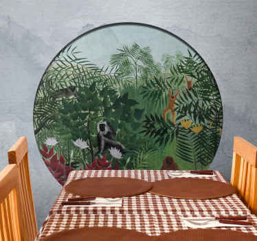 Carta da parati giungla scena giungla vivace - TenStickers