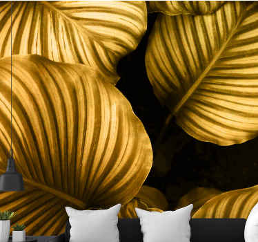 Fototapeta staré hnedé listy prírody - Tenstickers