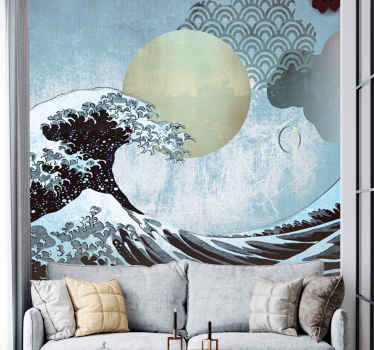 Bangų rytietiško meno gamtos sienų tapyba - „Tenstickers“