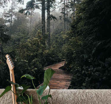 Fotomural naturaleza Camino en el bosque - TenVinilo