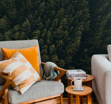 Příroda fototapeta zelený deštník přírody - TenStickers