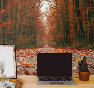 Fototapet frumos colorat cu frunze de toamnă - TenStickers