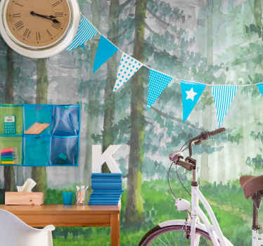 Fototapete Wald Nordischer nadelwald - TenStickers