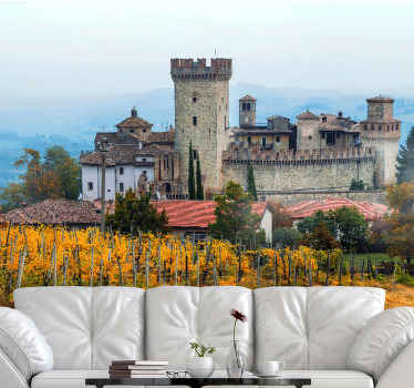 Vineyards in Emilia-Romagna nature wall mural - TenStickers