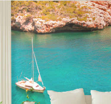 Fototapeta morze żaglówka oceaniczna - TenStickers