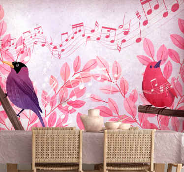 Fotomural animale Concierto de aves - TenVinilo