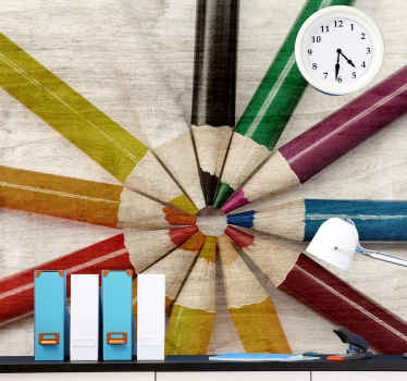 Art ceruza fa falfestmény - TenStickers