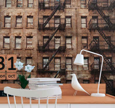 Fotomural moderno Casas temáticas industriales - TenVinilo