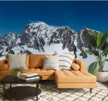 Papier peint paysage du Mont-Blanc - TenStickers