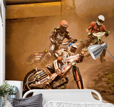 Fototapeta motory Wyścigi żużlowe - TenStickers