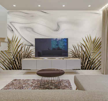 Fototapete modern weißer Mamor - TenStickers