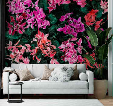 Photo murale de fleurs Violettes des Alpes - TenStickers