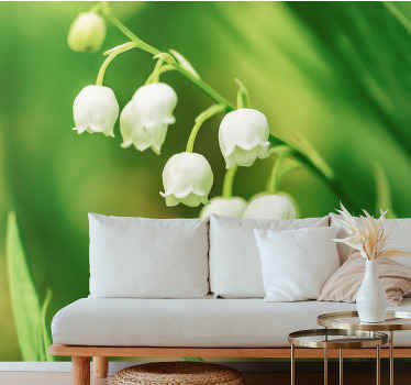 Papier peint panoramique muguet - TenStickers