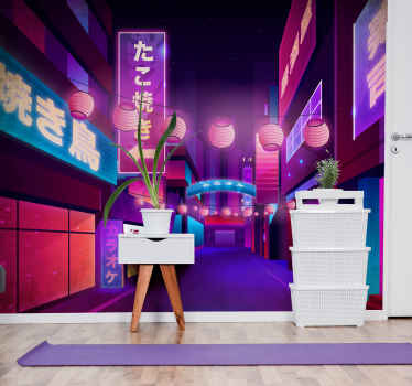 Fotomural ciudad Calle de tokyo - TenVinilo