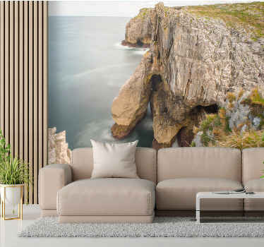 Fotomural mar acantilado Bufones de arenillas - TenVinilo