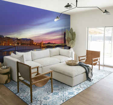 Papel pintado salón puente de Triana - TenVinilo