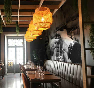 Fotomural brindar copas blanco y negro - TenVinilo