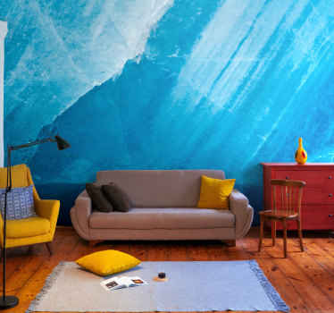 Fotomural de naturaleza glaciar azul Antártida - TenVinilo