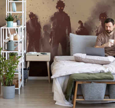 Zombies walking wall mural - TenStickers