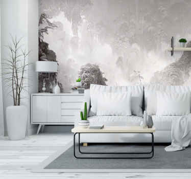 Papier peint panoramique scène tropicale - TenStickers