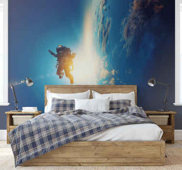 Tapisserie murale style astronaute de l'espace - TenStickers