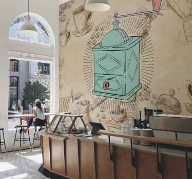 Fotomural molinillo vintage - TenVinilo