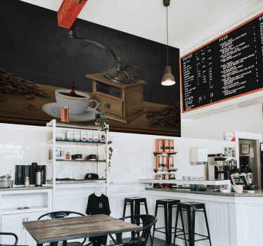 Fotomural retro molinillo - TenVinilo