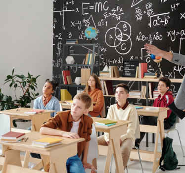 Mural para pared pizarra escrita - TenVinilo