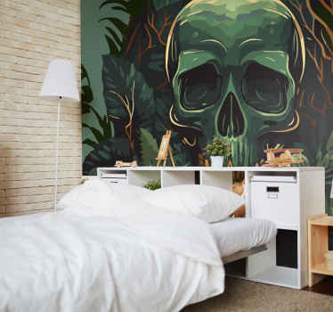 Deaths skull Head wall mural - TenStickers