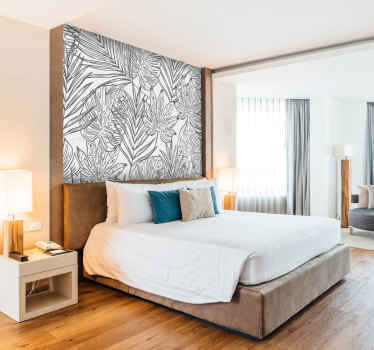 Papier peint panoramique feuilles de palmier - TenStickers