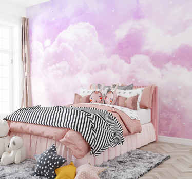 pink sky Kids wall murals - TenStickers