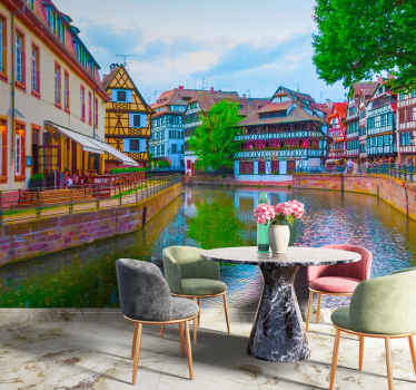 Tapisserie murale Alsace France - TenStickers