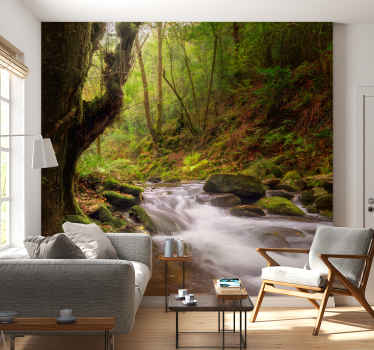 Papel pintado paisaje Fragas do Eume - TenVinilo