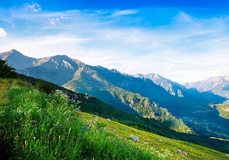 Fotomurale paesaggio di montagna - TenStickers