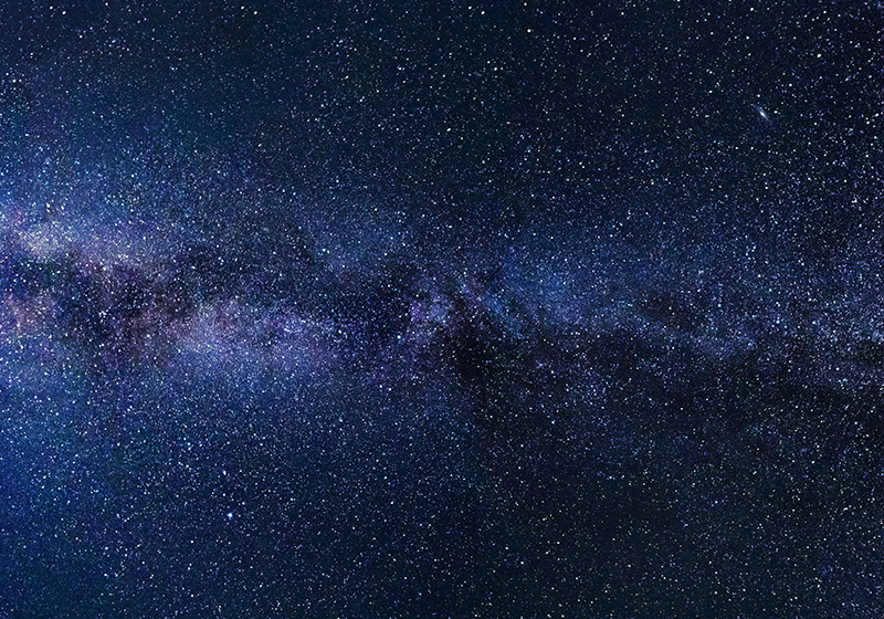 Deep Night Landscape Space Mural Bedroom - TenStickers