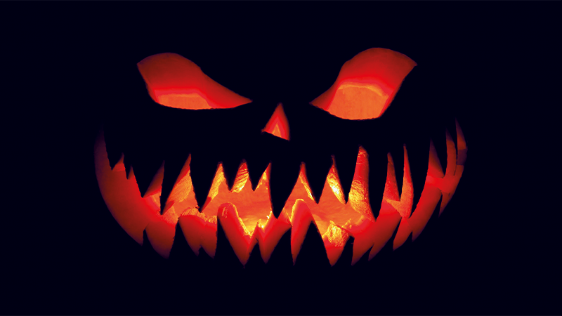 Download A Spooky Pumpkin for a Frightening Halloween Wallpaper   Wallpaperscom