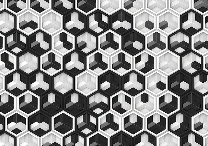 Black And White 3d Mural Wallpaper Image Num 16