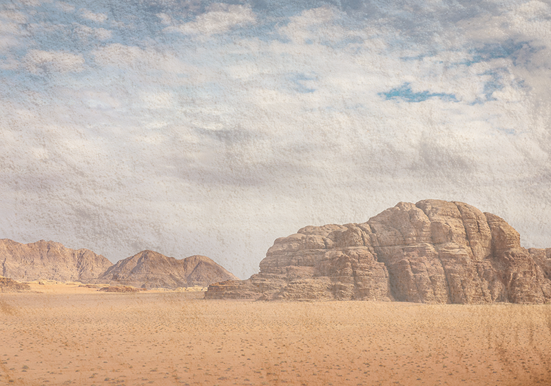 Sky full of sand desert mural wallpaper - TenStickers