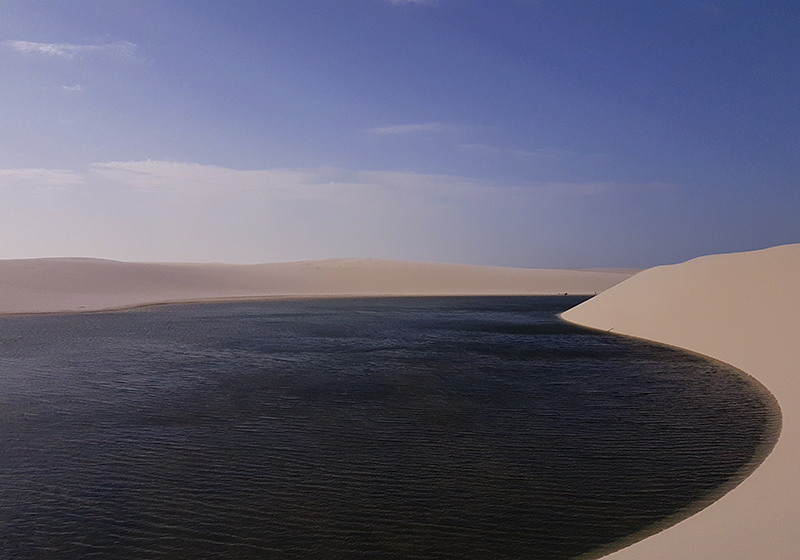 Lake In The Desert Mural Wallpaper Tenstickers