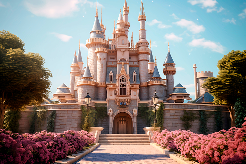 Vinil de parede 12 princesas da Disney