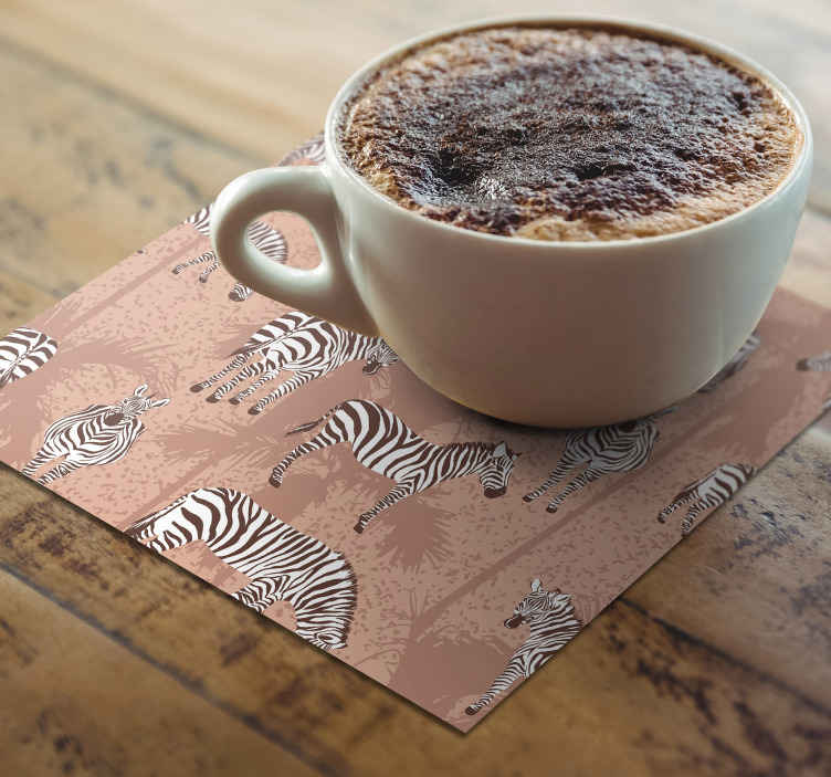 Underlag moderne med zebra tekstur - Tenstickers