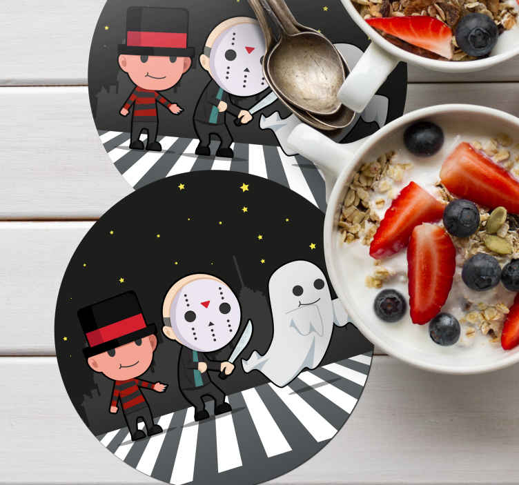 Posavasos frikis posavasos de halloween