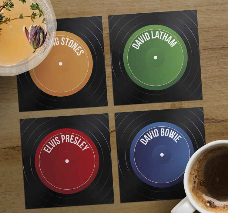 Sous verre bière étiquettes vinyles - TenStickers