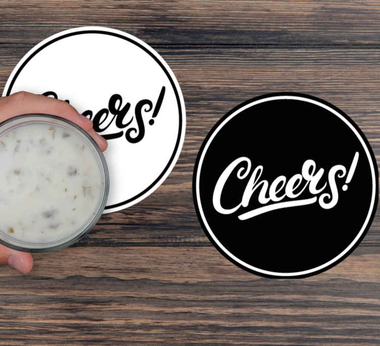 Sentence cheers y'all sayings coasters TenStickers