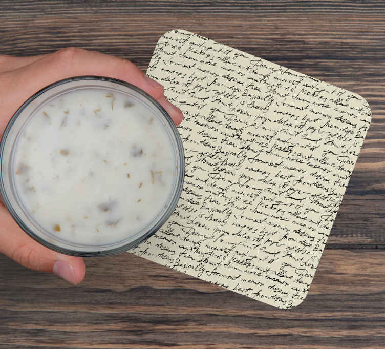 Gamle breve retro coastere - TenStickers