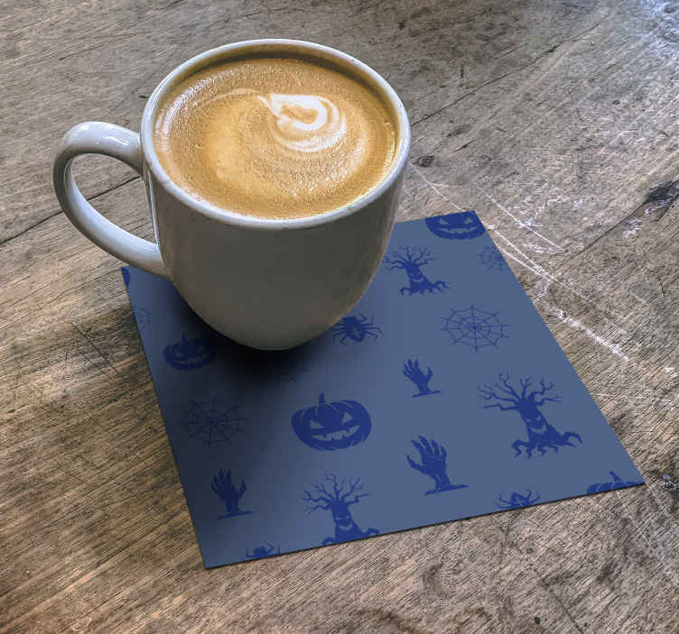 Posavasos halloween sombras espeluznantes - TenVinilo