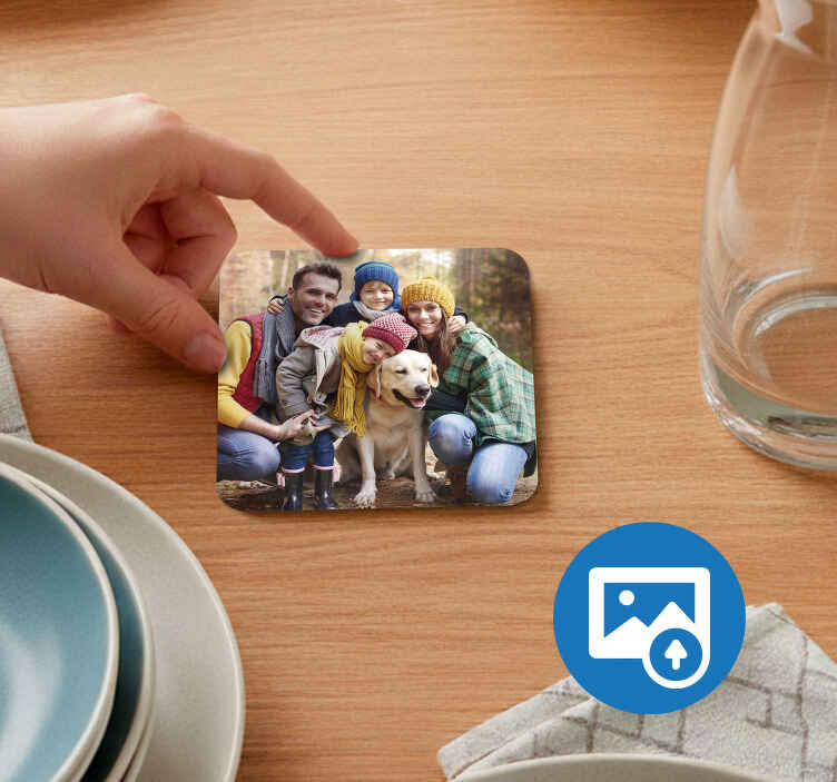 Sous-verre personnalisé avec photo - TenStickers