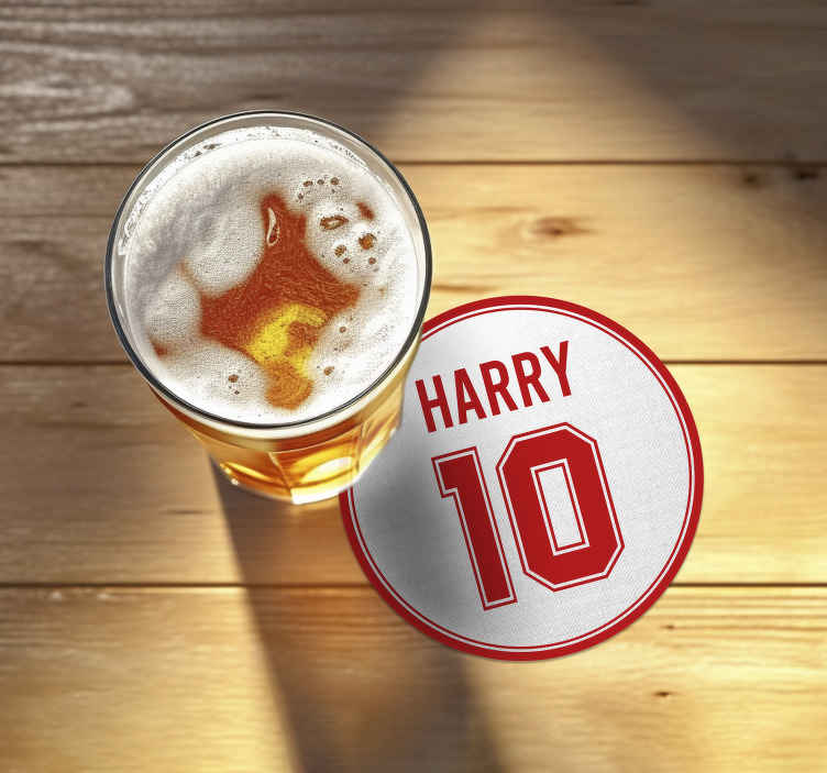 England football personalised coasters - TenStickers